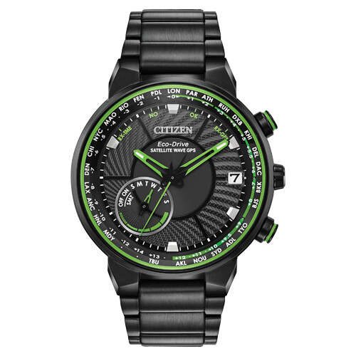 美品　CITIZEN Eco-Drive GPS CC9016 CITIZEN ATTESA SATELLITE WAVE GPS LIGHT IN BLACK LIMITED