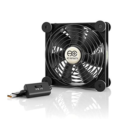 MULTIFAN S3, Quiet 120mm USB Fan, UL-Certified for Receiver DVR Playstation X...