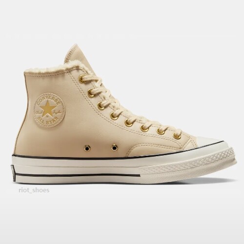 Converse Chuck 70 Leather & Fur Sherpa Miso Glaze - A12443C