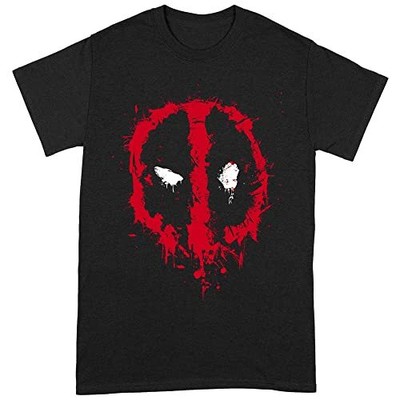 DEADPOOL - Splat Face Larg - Large - New T Shirt - P600z
