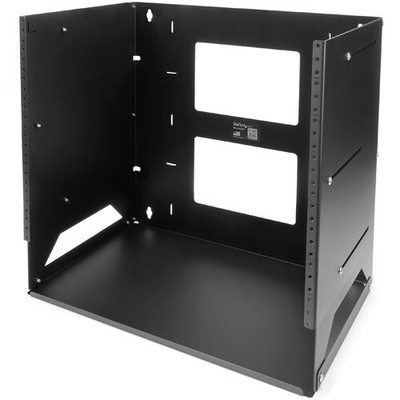NEW Startech WALLSHELF8U Wall-Mount Server Rack with Built-in Shelf Solid Steel
