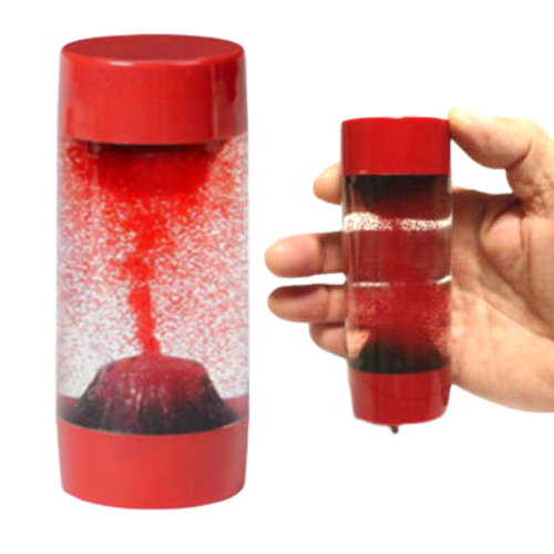 Volcano Double Water Tower Visual Sensory Fidget Toy Liquid Motion