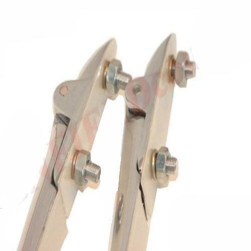 Bonnet Hood Hinges Set + Washers Chrome Plated Pair Morris Oxford 2 Units 