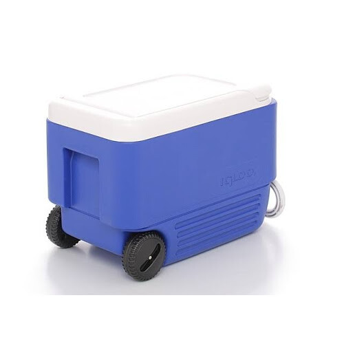 Igloo 38-Quart Wheelie Cooler - Majestic Blue/White