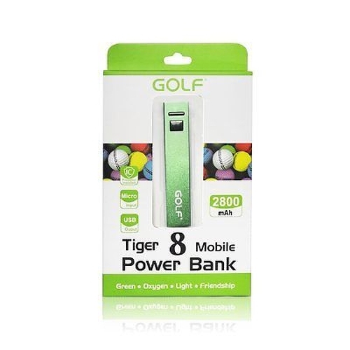 BATTERIA ESTERNA GOLF TIGER 8 2800mah per CELLULARI SMARTPHONE MP3