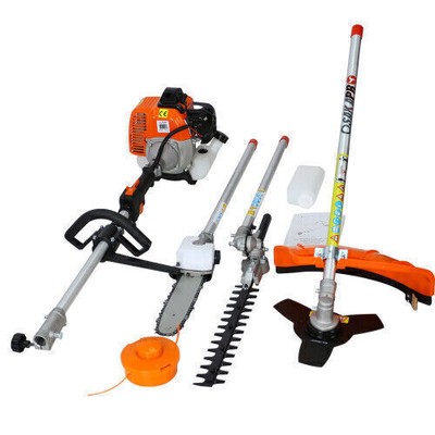 Gas Hedge Trimmer 2-Cycle 33 CC 4-In-1 Weed Eater Pruner Chainsaw Brush Cutter
