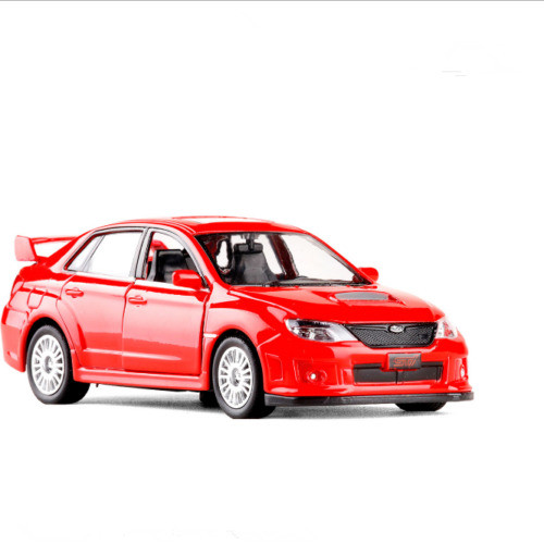2014 Hot Wheels SUBARU IMPREZA WRX Red 108/250 GREAT CARD