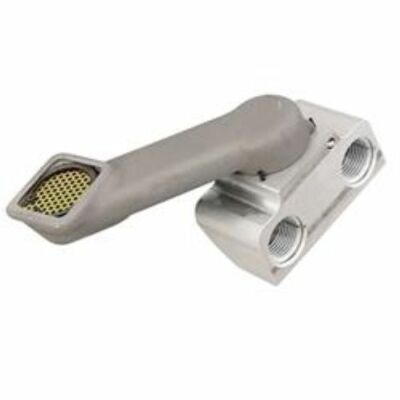 Milodon 21330 Oil Pickup Street/Strip Pan Style Dual-Line Swivel For Big Block