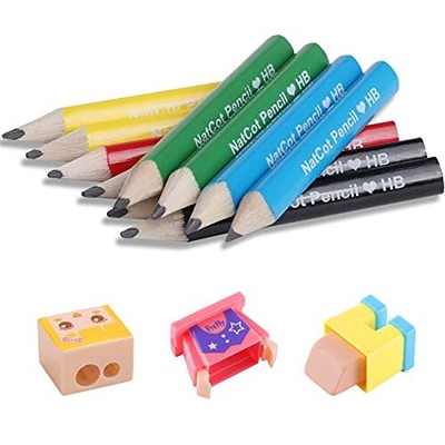 For 2-8 Years Old Kids Use.10 Pencil With Pencil Sharpe...