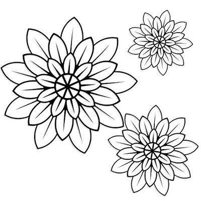 3 Pieces Metal Wall Art Metal Flowers Wall Decor Metal Wall 