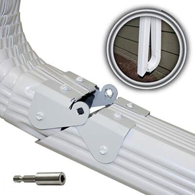 1 Pack plus | Made in the USA Gutter Extension Hinge | Also Includes Clasp Scre