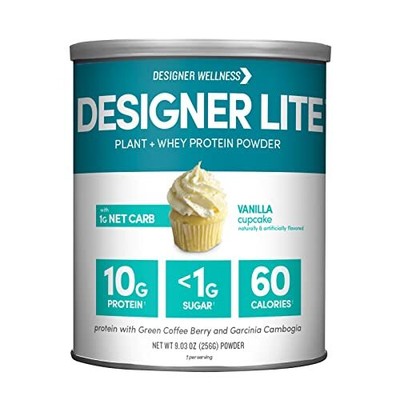 Designer Wellness Designer Lite Low Calorie Natural Protein Prebiotic Fiber K...