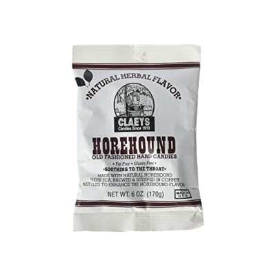 Claeys Horehound Old Fashioned Hard Candy Natural Flavor 6 oz (Pack of 3)
