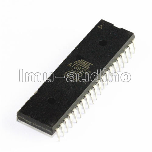 At89s52-24pu At89s52 Dip-40 Atmel Microcontroller Chip Ic New