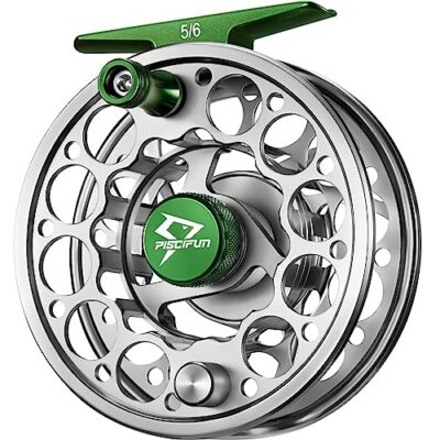 Piscifun Sword Fly Fishing Reel CNC-Machined Aluminum Alloy Fly Reel Light We...