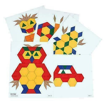 LEARNING ADVANTAGE - 8837 Learning Advantage Pattern Block Activity Cards - In H