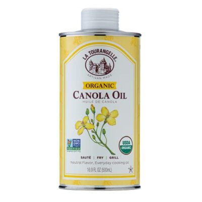 Heart-Healthy Organic Canola Oil - Expeller-Pressed, Non-GMO, 16.9 fl oz