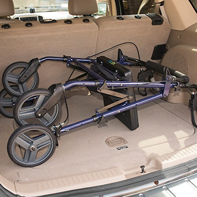 Juvo Folding Deluxe Rollator with 8