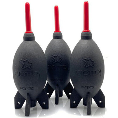 Giottos Rocket Air Blaster,Large Dust-Removal Tool 3-Pack (Black) AA1900-3