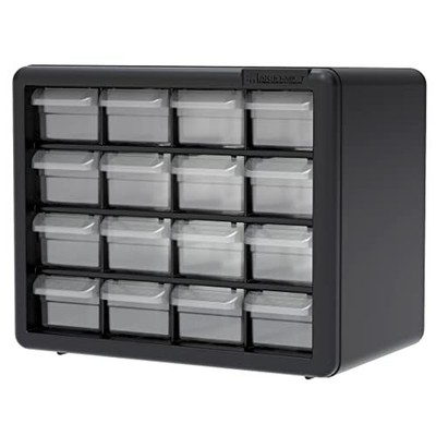 10116 16 Drawer Plastic Parts Storage Hardware And Craft Cabinet 101/2inch W X 6