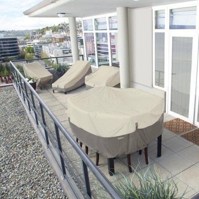 Belltown Classic Accessories Belltown Fire Pit Cover, Round, Grey