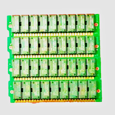 4x 4MB 30-Pin 9-chip 60ns Parity FPM Memory SIMM Apple RAM Macintosh II Lot