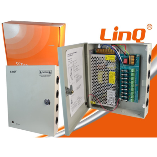 Alimentatore Stabilizzato Con Trimmer Per Telecamera Linq V1215-9 12v 10a