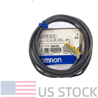 Omron E2E-X1C1 NPN NO Inductive Proximity Sensor E2EX1C1 Cable New In Box