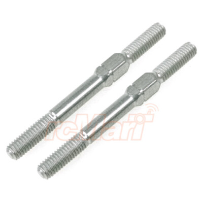 3Racing 64 Titanium 3mm Turnbuckle 35mm F109 Sakura Zero S RC Car #3RAC-TR335