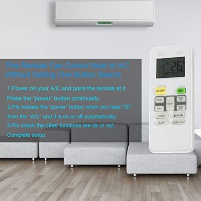 Universal Air Conditioner Remote Control Replacement Compatible with Midea AC