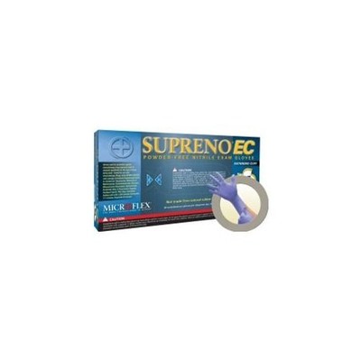 Micro Flex SEC-375-L Supreno Extended Cuff Powder Free Nitrile Gloves - Large