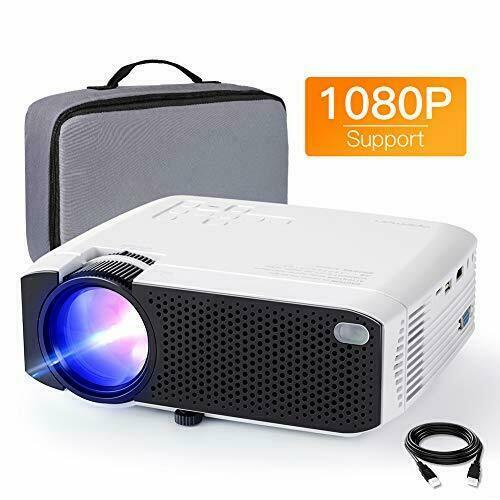 Beamer APEMAN Mini Beamer 1080P FullHD Video Projiziert mit Tasche