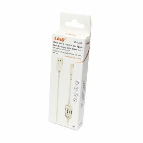 Cavo Dati Usb Lightning Iphone Musica Chiamate Ricarica linq ip-7733