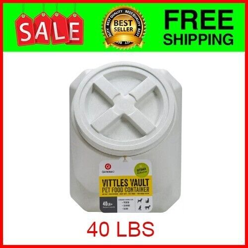Gamma Vittles Vault Stackable Pet Food Storage Container, Gr