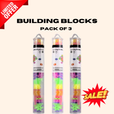 Hashtag Building Blocks Pack of 3