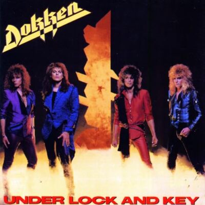 Dokken Under Lock And Key (Limited Edition, Yellow Colored Vinyl) Records & LPs 