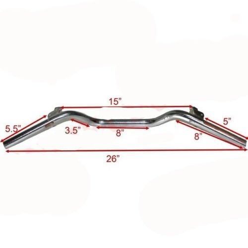 Handle Bar Unit Chrome Plated Genuine Jawa 175 250 Motorcycle  
