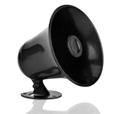 Indoor/Outdoor PA Horn Speaker 5" Portable 15W CB Radio Car 