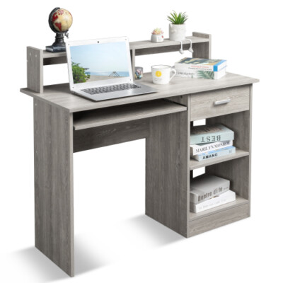 Computer Desk PC Laptop Table Workstation Study Home Office With Drawers