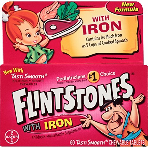 Flintstones Chewable Kids Vitamins with Iron, Multivitamin for &...