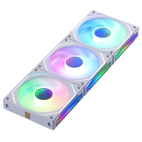 LIAN LI UNI FAN SL-INF 120 RGB WHITE 3個組 LIAN LI UNI FAN SL-INF 120 RGB WHITE 3 PACK/CONTROLLER 120mm