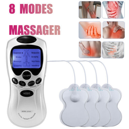 Electric Machine Unit Pulse Muscle Stimulator Massager Back 