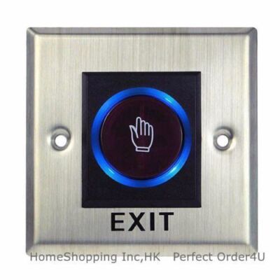 DC12V IR Touchless Door Exit Button/NO-Touch Exit Button+LED Light