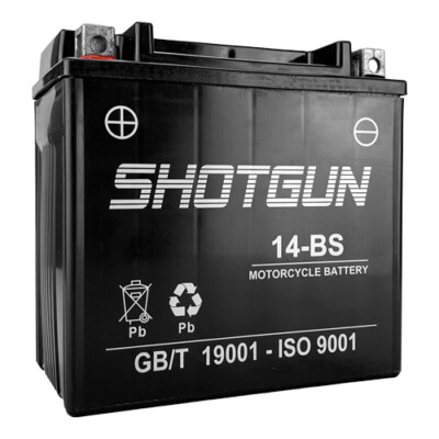 Shotgun YTX14-BS Replacement Powersports Battery For  2005 - 2008 Xciting 500