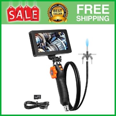 Articulating Borescope Camera with Light Two-Way Articulated Endoscope Camera