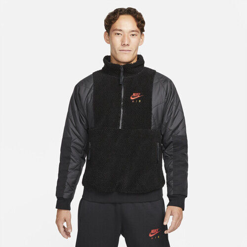 

Мужские кроссовки Nike Air Winter с молнией 1/2 мм, черный, красный DD6446-011, средний размер, Nike Air Winter 1/2 Zip MM Top