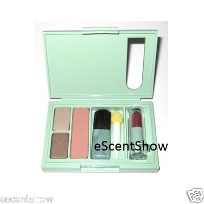 CLINIQUE EYESHADOW DOUBLE DATE - MOCHA PINK BLUSH - ALL HEART LIPSTICK PALETTE