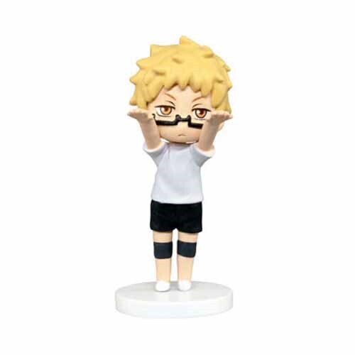 Haikyuu!! Tsukishima Kei Desktop 2 Trading Figure Licensed