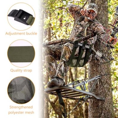 Tree Stand Seat Replacement for Hunting Lightweight Mesh Seat