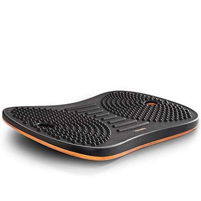 Standing Desk Anti Fatigue Mat Wooden Wobble Balance Board Stability Rocker With